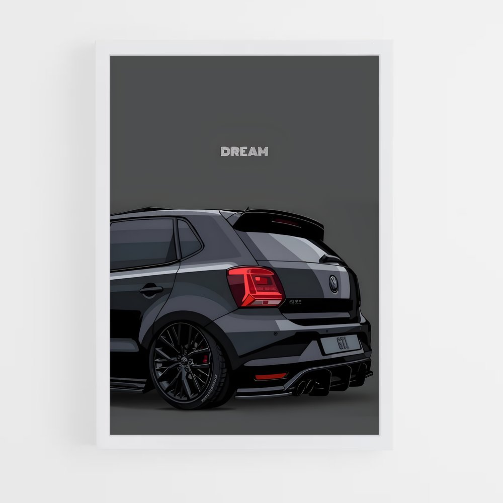 Poster RS4 Sportivité – affiche Volkswagen (vue 3)